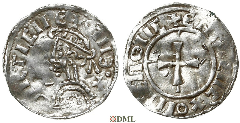 Обол, Дания, Knut (1018-1035), м.д. Viborg, Hbg. 52