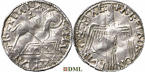 Денарий, Дания, Hardeknut (1035-1042), м.д. Lund, Hbg. 4