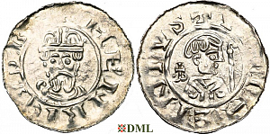 Денарий, Германия, Нижняя Лотарингия, Wilhelm (1054-1076), м.д. Groningen, Ilisch 2000, 18.7