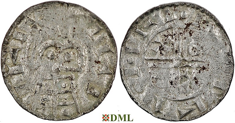 Денарий, Дания, Hardeknut (1035-1042), м.д. Viborg, Hbg. 67