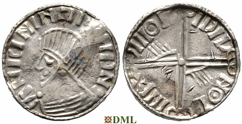 Денарий, Ирландия, Anonymous bishop, м.д. Dublin, монетарий Brustbild