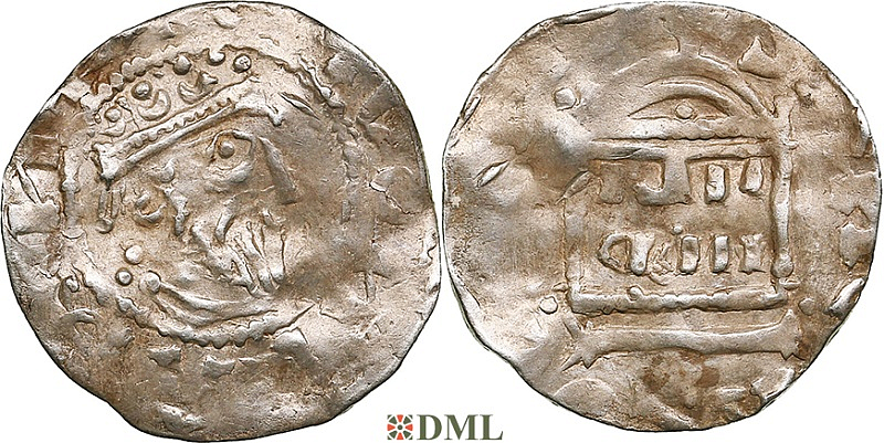 Денарий, Германия, Нижняя Лотарингия, Konrad II (1027-1039), Pilgrim (1027-1036), м.д. Koln, Dbg. 380