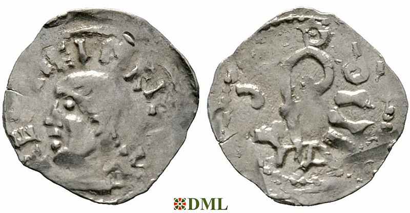 Денарий, Германия, Нижняя Лотарингия, Heinrich II (1014-1024), м.д. Luttich, Ilisch 2014, 34.9