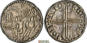 Денарий, Дания, Sven Estridsen (1047-1075), м.д. Lund, Hbg. 19