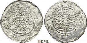 Денарий, Германия, Нижняя Лотарингия, Gf. Egbert II (1068-1090), м.д. Dokkum, Ilisch 2000, 22.5