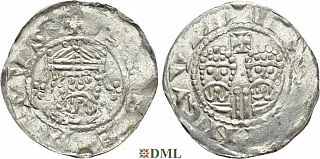 Денарий, Германия, Нижняя Лотарингия, Gf. Egbert II (1068-1090), м.д. Dokkum, Ilisch 2000, 22.5