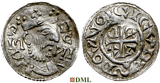 Денарий, Германия, Бавария, Heinrich III (1039-1056), м.д. Regensburg, Hahn 1976, 38A