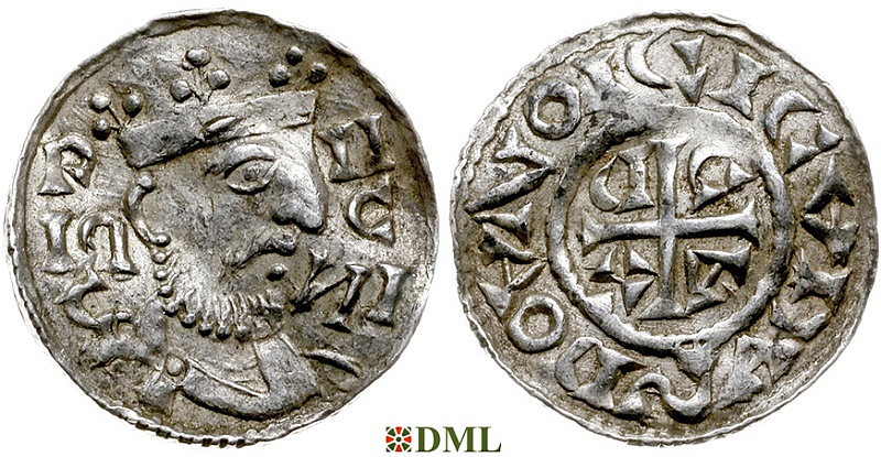 Денарий, Германия, Бавария, Heinrich III (1039-1056), м.д. Regensburg, Hahn 1976, 38A