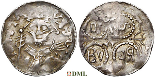 Денарий, Германия, Нижняя Лотарингия, Anonymous bishop, м.д. Maastricht, Ilisch 2014, 39.11