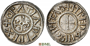 Денье, Каролинги, Charles le Chauve (840-877), м.д. Rennes, Depeyrot 856