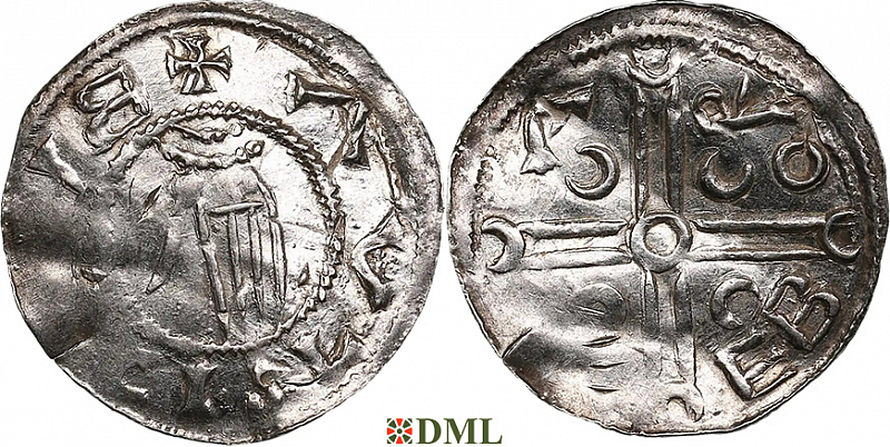 Денарий, Моравия, Břetislav I  (1019-1034), Šmerda 310a