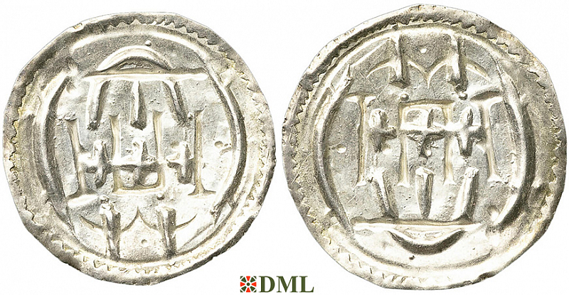 Денарий, Дания, Harald I (936-987), м.д. Hedeby, Hbg. 1 