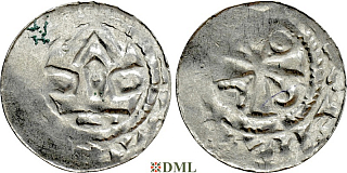 Денарий, Германия, Саксония, Anonymous bishop, м.д. Magdeburg, Dbg 1775