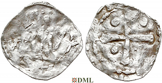 Денарий, Германия, Верхняя Лотарингия, Anonymous bishop, м.д. Verdun, Dbg. 91