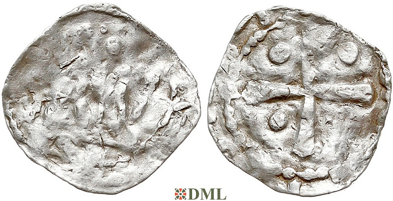 Денарий, Германия, Верхняя Лотарингия, Anonymous bishop, м.д. Verdun, Dbg. 91