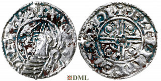 Денарий, Англия, Cnut (1016-1035), м.д. Southwark, монетарий Ælfwine, North 787