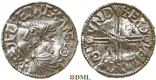 Денарий, Англия, Æthelred II (978-1016), м.д. London, монетарий Eadwold, North 774