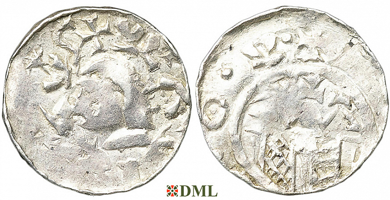 Денарий, Польша, Bolesław II (1058-1080)