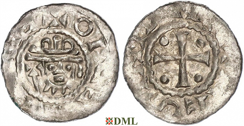 Денарий, Германия, Нижняя Лотарингия, Hermann (1059-1074), м.д. Jever, Dbg. 2020