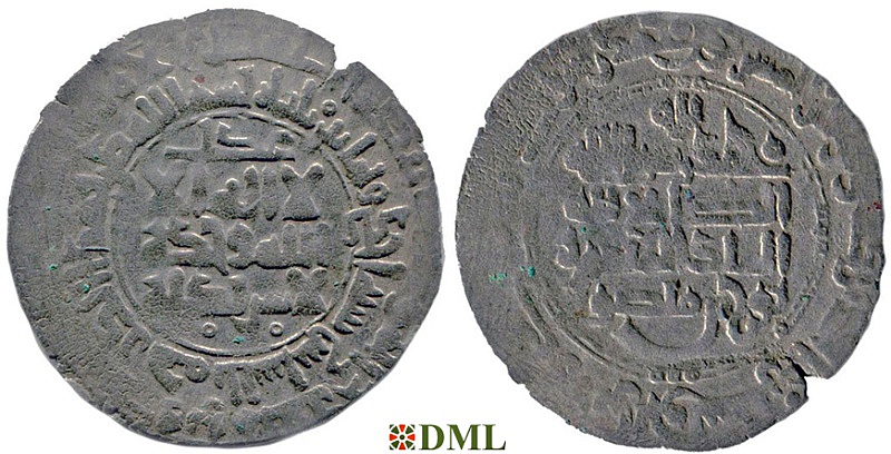 Дирхам, Саманиды, Nuh b. Mansur (976-997), м.д. al-Shash, 381 г.х.
