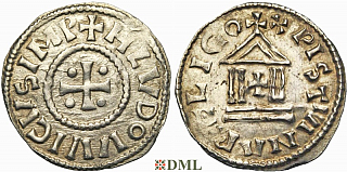 Денье, Каролинги, Louis le Pieux (814-840), Unknown mints, Depeyrot 1179
