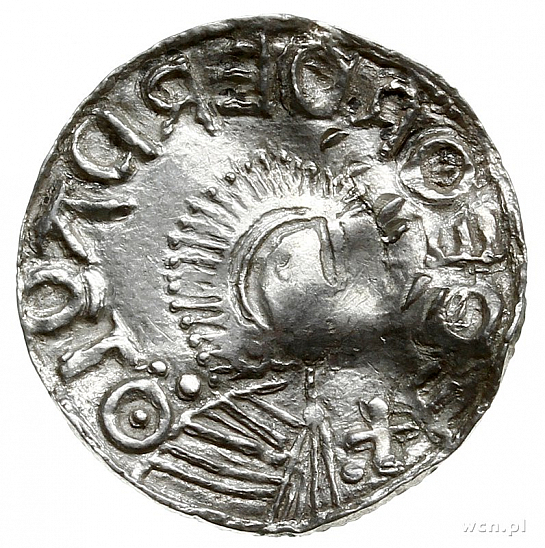 Денарий, Швеция, Imitation of a small cross denarius” of Aethelred II