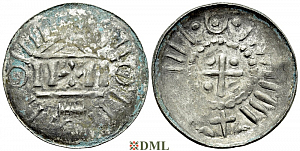 Денарий, Германия, Саксония, Anonymous bishop, м.д. Sachsen (unknown mints), Kilger 2000, KN 1