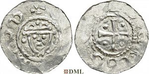 Денарий, Германия, Нижняя Лотарингия, Hermann (1059-1074), м.д. Jever, Dbg. 595