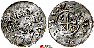 Денарий, Германия, Бавария, Heinrich II (1002-1024), м.д. Salzburg, Hahn 1976, 94D.4