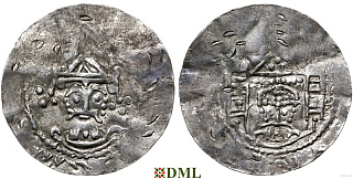 Денарий, Германия, Саксония, Heinrich III (1039-1056), м.д. Arnstadt, Dbg. 2115
