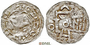 Денарий, Германия, Саксония, Anonymous bishop, м.д. Soest, Dbg. 342