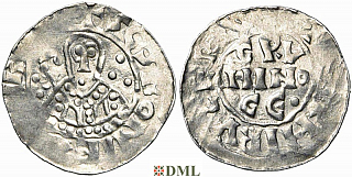 Денарий, Германия, Нижняя Лотарингия, B. Bernold (1040-1054), м.д. Groningen, Ilisch 2000 18.1