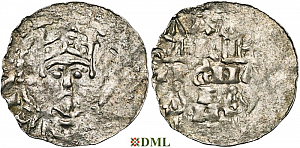Денарий, Германия, Швабия, Konrad II (1024-1039), м.д. Strassburg, Dbg. 922