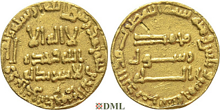 Динар, Аббасиды, халиф al-Saffah (750-754), м.д. Damascus