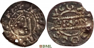 Денарий, Германия, Нижняя Лотарингия, Bruno III (1050-1057), м.д. Dokkum, Ilisch 2000, 21.19