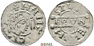 Денарий, Германия, Нижняя Лотарингия, Bruno III (1050-1057), м.д. Stavoren, Ilisch 2000, 21.11
