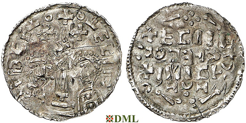 Денарий, Швеция, Olaf Skötkonung (995-1021), м.д. Sigtuna, Malmer 14.815:14.1806-8