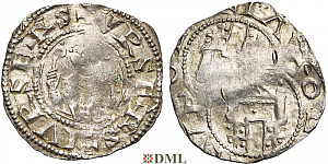 Денарий, Германия, Нижняя Лотарингия, Konrad II (1027-1039), Hermann II (1036-1056), м.д. Koln, Dbg. 389