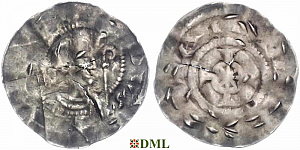Денарий, Германия, Нижняя Лотарингия, Konrad (1076-1099), м.д. Deventer, Ilisch 2000, 1.31