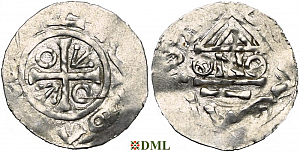 Денарий, Чехия, Boleslav II (972/973-999), м.д. Prague, Šmerda 1996, 12h