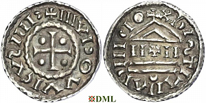 Денье, Каролинги, Louis le Pieux (814-840), Unknown mints, Depeyrot 1179