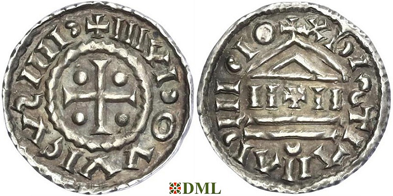 Денье, Каролинги, Louis le Pieux (814-840), Unknown mints, Depeyrot 1179