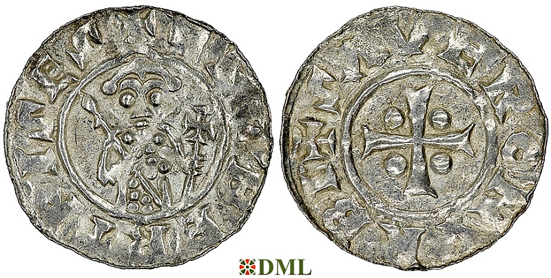 Денарий, Германия, Нижняя Лотарингия, Egbert I (1038–1068), м.д. Stavoren