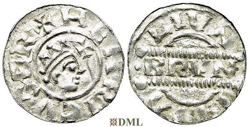 Денарий, Германия, Нижняя Лотарингия, Bruno III (1050-1057), м.д. Leeuwarden, Ilisch 2000, 21.14