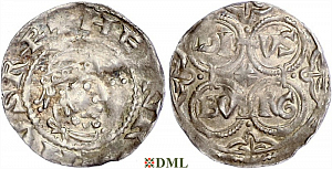 Денарий, Германия, Саксония, Heinrich IV (1056-1084), м.д. Dortmund, Dbg. 1515