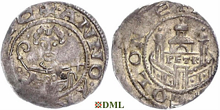 Денарий, Германия, Нижняя Лотарингия, Anno II (1056-1075), м.д. Koln, Dbg. 398