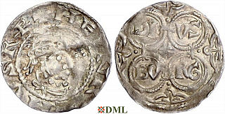 Денарий, Германия, Саксония, Heinrich IV (1056-1084), м.д. Dortmund, Dbg. 1515