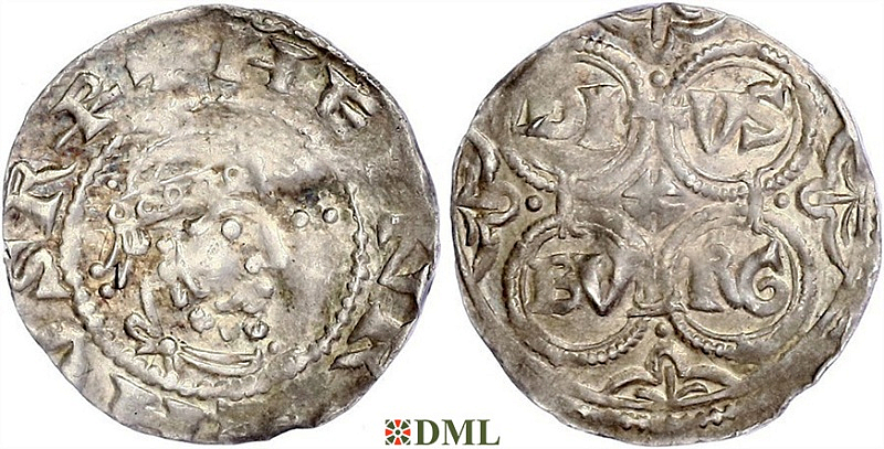 Денарий, Германия, Саксония, Heinrich IV (1056-1084), м.д. Dortmund, Dbg. 1515