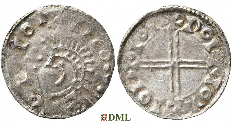 Денарий, Норвегия, Olav Kyrre (1067-1093), м.д. Trondheim, монетарий -