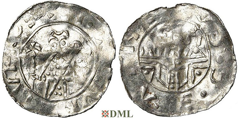 Денарий, Германия, Нижняя Лотарингия, B. Wilhelm (1054-1076), м.д. Utrecht (Imitation) 